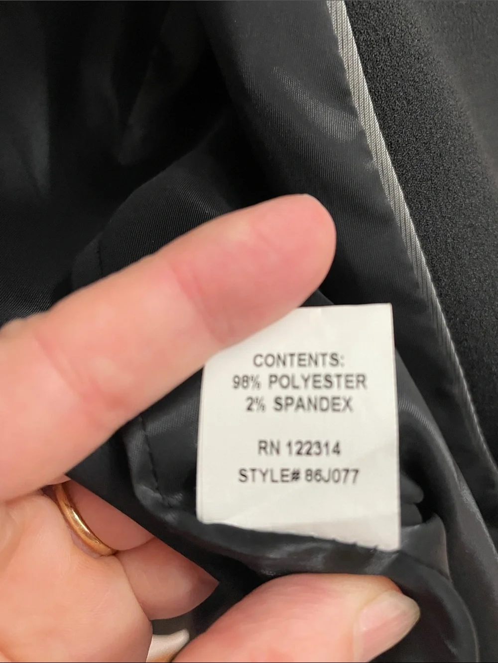 Peace of Cloth tailored notched